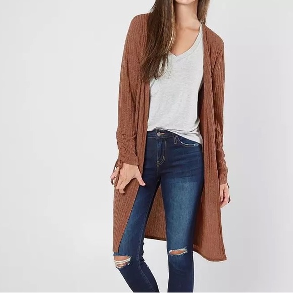 Daytrip Ribbed Flyaway Cardigan - Picture 4 of 6